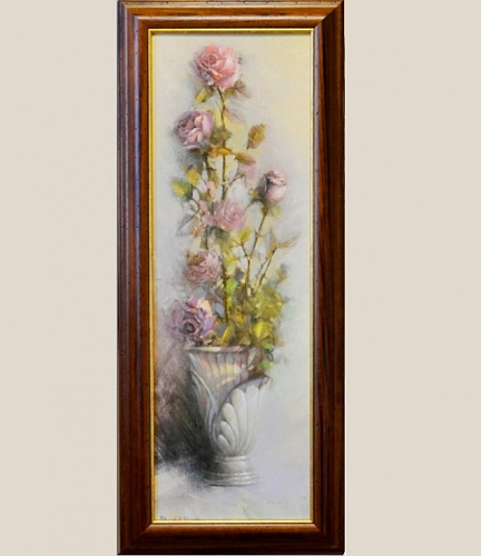 Картина 4480B цветы в пастельных тонах