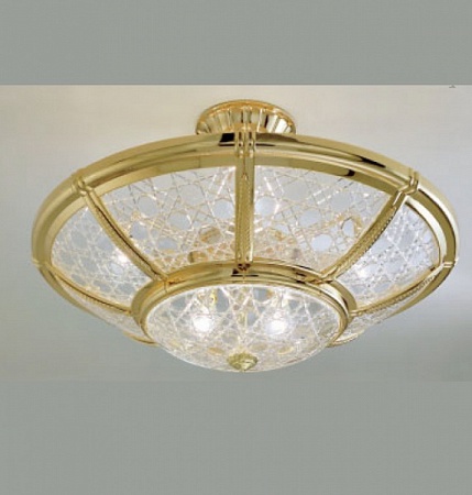 Потолочный светильник 1898 6SFC Possoni Латунь, стекло в наличии и на заказ в Москве - spaziodecor.ru