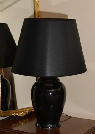Настольная лампа  1262 G Nero FAP Caponi керамика из Италии в наличии и на заказ в Москве - spaziodecor.ru