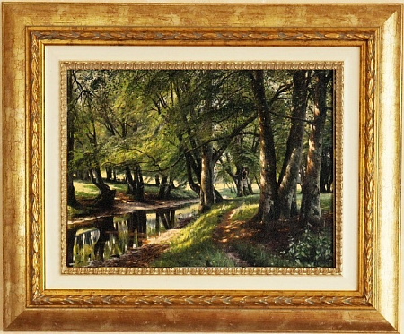 Картина 14875 B  Дерево в красивых деревянных рамах купить в Москве - spaziodecor.ru