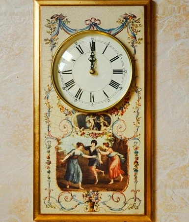 Часы настенные 3768   Дерево из Италии в наличии и на заказ в Москве - spaziodecor.ru