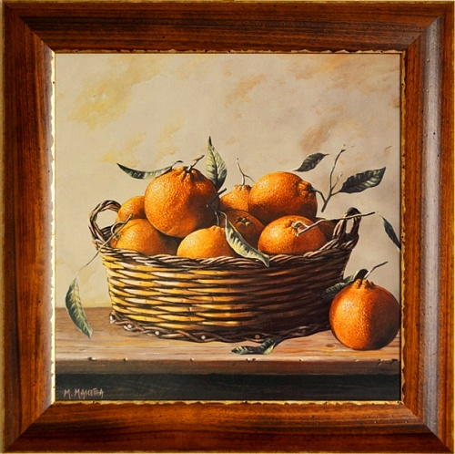 Картина 4482B натюрморт с апельсинами