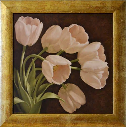 Картина 4641A с тюльпанами