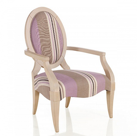 Кресло 0346P Seven sedie Бук, ткань из Италии в наличии и на заказ в Москве - spaziodecor.ru