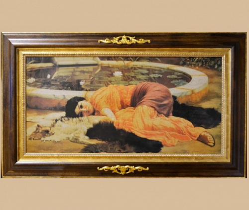 Картина 4801 репродукция картины Джона Уильяма Годварда Dolce Far Niente (Сладкое безделье)