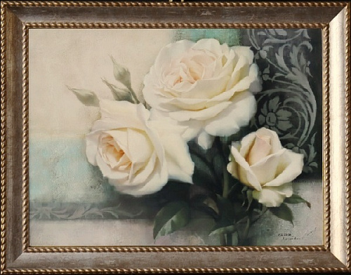 Картина  5395 A Белые розы
