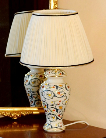 Настольная лампа GIO 615P FAP Caponi Керамика из Италии в наличии и на заказ в Москве - spaziodecor.ru
