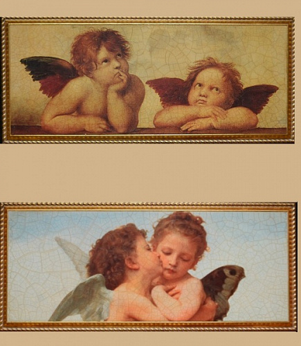 Комплект картин 5257 с изображением ангелочков