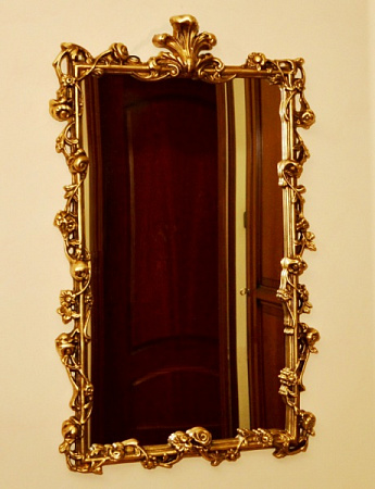 Настенное зеркало 510/1 Bitossi Luciano Прямоугольное в наличии и на заказ в Москве - spaziodecor.ru