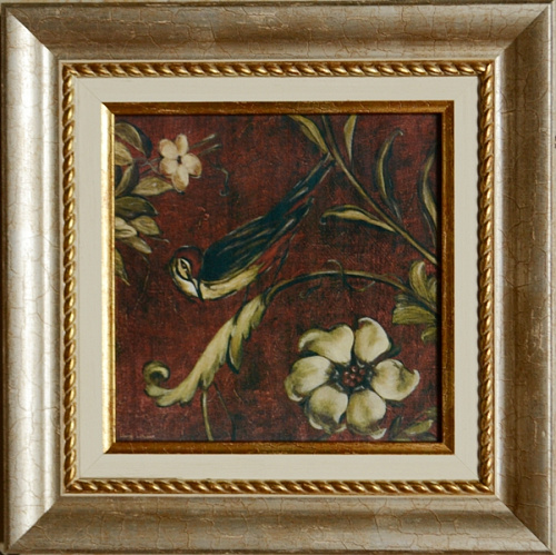 Картина 5342 B в стиле прованс с изображением птиц