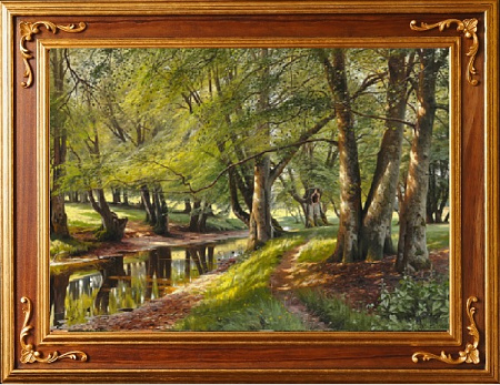 Картина 15233  Дерево в красивых деревянных рамах купить в Москве - spaziodecor.ru