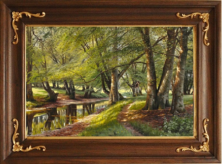 Картина 35233  Дерево в красивых деревянных рамах купить в Москве - spaziodecor.ru