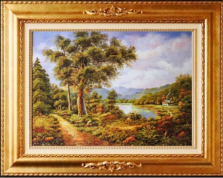 Картина 13250  Дерево в красивых деревянных рамах купить в Москве - spaziodecor.ru