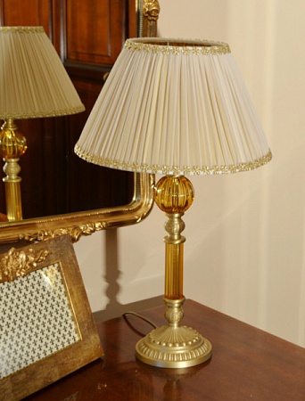 Настольная лампа 638P Il Paralume Marina Латунь, муранское стекло из Италии в наличии и на заказ в Москве - spaziodecor.ru