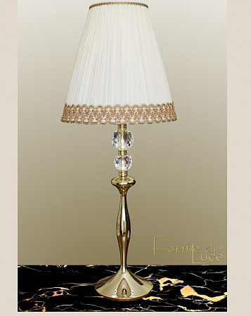Настольная лампа С 365P Forme Di Luce Муранское стекло, латунь из Италии в наличии и на заказ в Москве - spaziodecor.ru