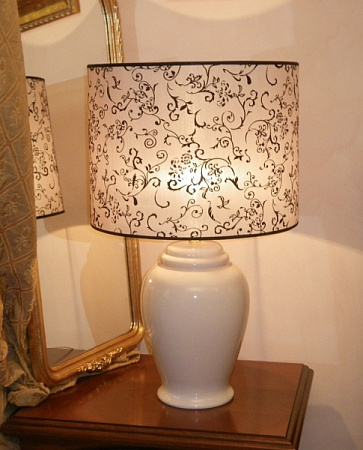 Настольная лампа 1262 G Damasco FAP Caponi Керамика из Италии в наличии и на заказ в Москве - spaziodecor.ru