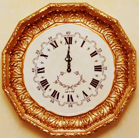 Часы настенные  О 3023 Meli Piero Керамика из Италии в наличии и на заказ в Москве - spaziodecor.ru