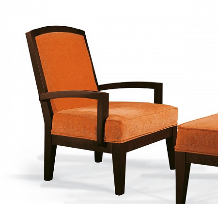 Кресло 0307P Seven sedie Бук, ткань из Италии в наличии и на заказ в Москве - spaziodecor.ru
