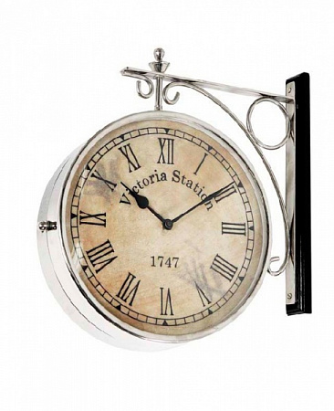 Часы настенные 104408 Eichholtz сталь, дерево из Италии в наличии и на заказ в Москве - spaziodecor.ru