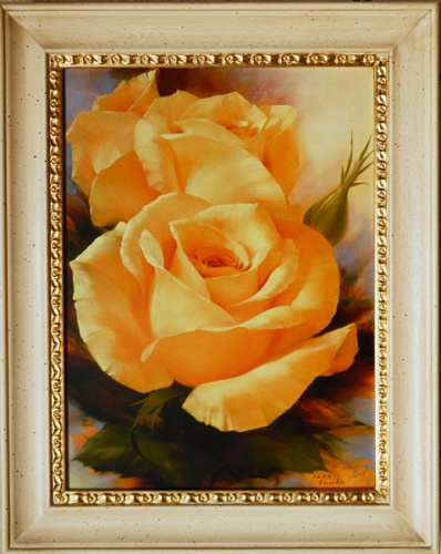 Картина  5189 A желтые розы 