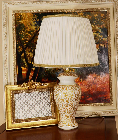 Настольная лампа 2196P FAP Caponi Керамика из Италии в наличии и на заказ в Москве - spaziodecor.ru